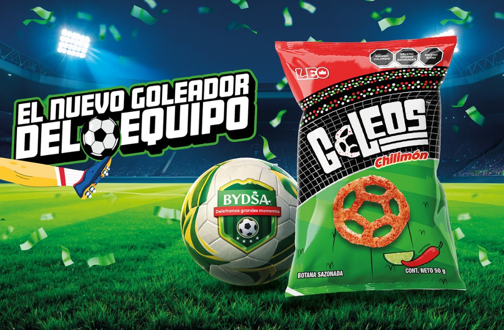 Goleos llega a la cancha de las botanas